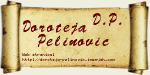 Doroteja Pelinović vizit kartica